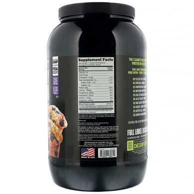100% ізолят сироваткового протеїну, «Кекс з чорницею», NutraBio Labs, 907 г
