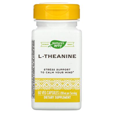 L-теанин Enzymatic Therapy (L-Theanine) 100 мг 60 капсул купить в Киеве и Украине