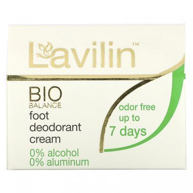 Bio Balance, Cream-Deodorant for Feet for Men and Women, Lavilin, 12.5 g