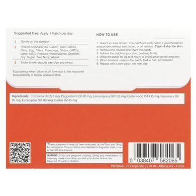 Патч Репелент від комарів Patch Aid (Mosquito Repellent) 30 шт.