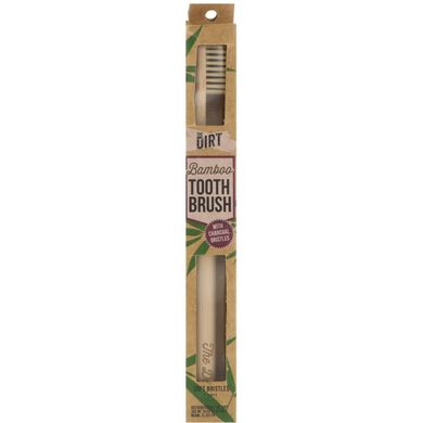 Бамбукова зубна щітка з вугільними щетинками, The Dirt, 1 зубна щітка