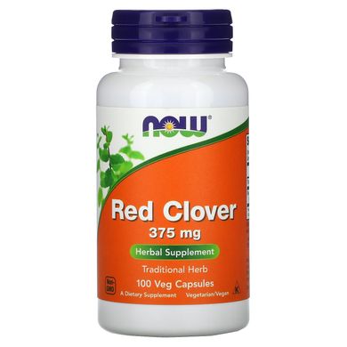 Червона конюшина Now Foods (Red Clover) 375 мг 100 капсул