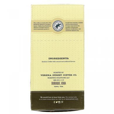 Verena Street, Самосвал для коров, ароматизированный, обжаренный кофе, 32 порционные чашки для варки, 0,37 унции (10,5 г) каждая купить в Киеве и Украине