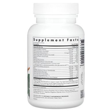 Teen Girls Tabs, ежедневный мультивитаминный комплекс, Michael's Naturopathic, 90 вегетарианских таблеток купить в Киеве и Украине