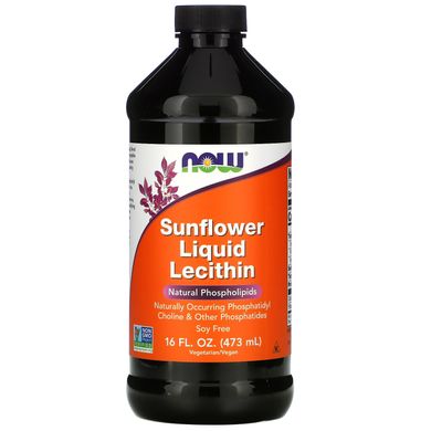 Лецитин Now Foods (Sunflower Lecithin) 473 мл