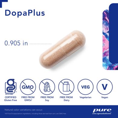 Витамины для настроения Допамин Pure Encapsulations (DopaPlus) 180 капсул купить в Киеве и Украине