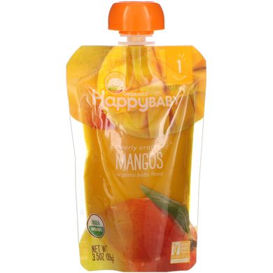 Дитяче пюре з манго органік Happy Family Organics (Baby Food) 4+ місяців 99 г