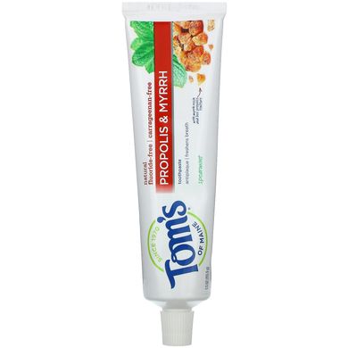 Зубная паста с прополисом и миррой мята Tom's of Maine (Toothpaste) 156 г купить в Киеве и Украине
