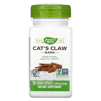 Котячий кіготь (Cat's Claw), Nature's Way, 485 мг, 100 вегетаріанських капсул