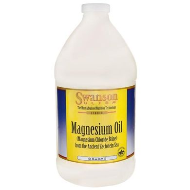 Магнієва олія, Magnesium Oil, Swanson, 19 л