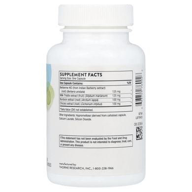 Витамины для очистки печени Thorne Research (Liver Cleanse) 60 капсул купить в Киеве и Украине