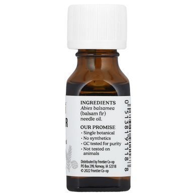 100% Natural Essential Oil, Balm of Fir Needles, Aura Cacia, Elevating .5 Fluid Ounce (15 ml)