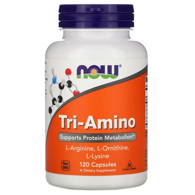 Комплекс амінокислот Now Foods (Tri-Amino) 120 капсул