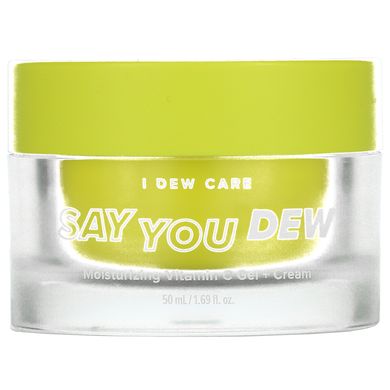 I Dew Care, Say You Dew, увлажняющий гель с витамином C + крем, 1,69 жидких унций (50 мл) купить в Киеве и Украине