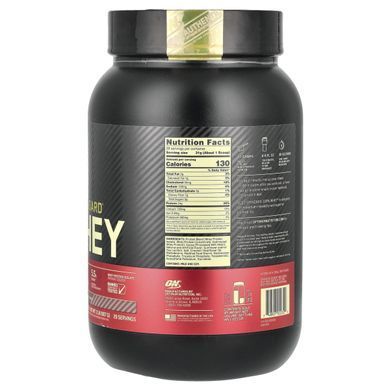 Whey protein isolate 909 g with chocolate mousse flavor