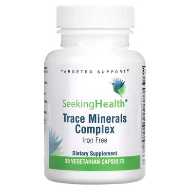 Комплекс мікроелементів без заліза Seeking Health (Trace Minerals Complex Iron Free) 30 вегетаріанських капсул