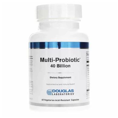 Пробіотики для підтримки кишкової флори Douglas Laboratories (Multi-Probiotic) 40 млрд КОЕ 60 вегетаріанських капсул