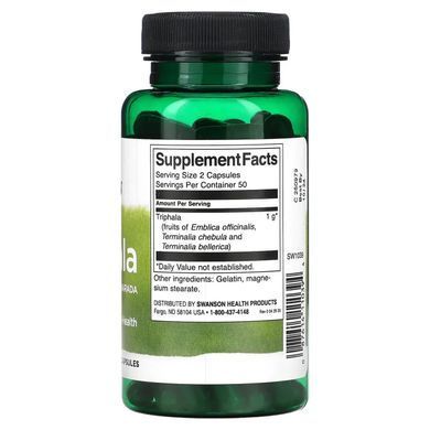 Triphala 500 mg 100 capsules