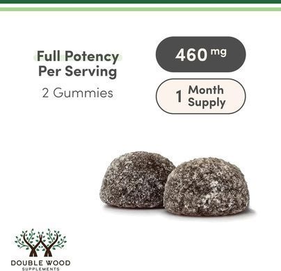 Магній гліцинат Double Wood (Magnesium Glycinate Gummies) 60 жувальних цукерок