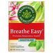 Seasonal teas, breathe easy, caffeine-free, 16 tea bags, 0.85 oz (24 g)