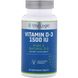 Вітамін Д-3, Vitamin D-3, Vita Logic, 1500 МО, 90 вегетаріанських таблеток фото