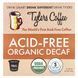 Acid-free organic coffee without caffeine, capsules for 16 pcs.