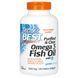 Риб'ячий жир Doctor's Best (Purified Clear Omega-3 Fish Oil) 1000 мг 120 капсул фото
