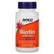 Біотин Now Foods (Biotin) 5000 мкг 60 капсул фото
