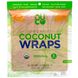 Органічні кокосові обгортання оригінальні NUCO (Organic Coconut Wraps Original) 5 обгорток по 14 г фото