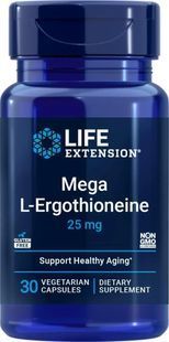 Мега L-эрготионеин антиоксидант Life Extension (Mega L-Ergothioneine) 30 капсул купить в Киеве и Украине