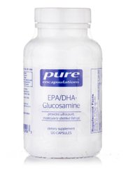 ЕПК та ДГК з глюкозаміном Pure Encapsulations (EPA/DHA-Glucosamine) 120 капсул
