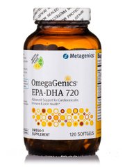 Омега ЭПК-ДГК Metagenics (OmegaGenics EPA-DHA) 720 мг 120 гелевых капсул купить в Киеве и Украине