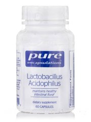 Лактобацили та Ацидофілін Pure Encapsulations (Lactobacillus Acidophilus) 60 капсул