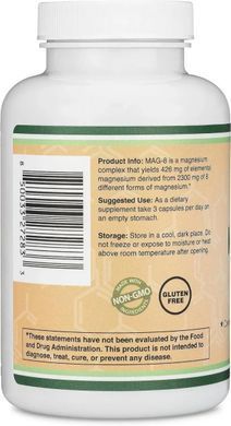 Magnesium Complex MAG-8 (8 types of magnesium) Double Wood (180 capsules)