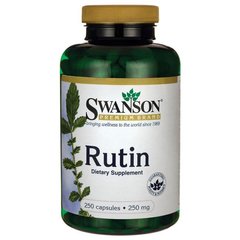 Рутин, Rutin, Swanson, 250 мг, 250 капсул