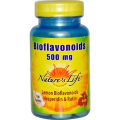 Биофлавоноиды Nature's Life (Bioflavonoids) 500 мг 100 таблеток купить в Киеве и Украине