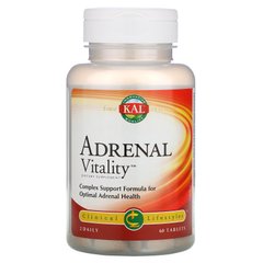 Життєздатність надниркових залоз, Adrenal Vitality, KAL, 60 таблеток