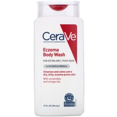 Миючий засіб проти екземи, ультра ніжна формула, Eczema Body Wash, CeraVe, 296 мл