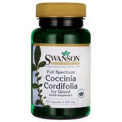 Гарбуз Плюща, Full Spectrum Coccinia Cordifolia (Ivy Gourd), Swanson, 400 мг, 60 капсул