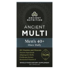 Axe / Ancient Nutrition, Ancient Multi, для чоловіків 40+ раз на день, 30 капсул