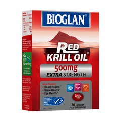 Биоглан Масло Красного Криля Омега-3 Bioglan (Red Krill Oil Omega-3) 500 мг 30 капсул купить в Киеве и Украине
