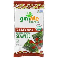 Смажені водорості преміум-класу, теріякі, Premium Roasted Seaweed, Teriyaki, gimMe, 10 г