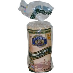 Коричневый рис, рисовые хлебцы, без соли, Lundberg, 8.5 унций (241 г) купить в Киеве и Украине