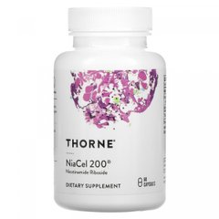 Ніацин Thorne Research (NiaCel 200) 60 капсул /ТЕРМІН!!!