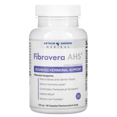 FibroVera AHS, улучшенная поддержка гормонов, Arthur Andrew Medical, 90 капсул купить в Киеве и Украине