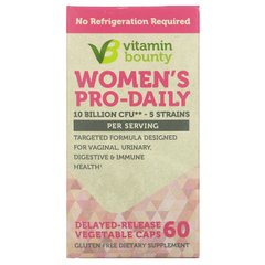 Vitamin Bounty, Pro-Daily для женщин, 10 миллиардов КОЕ, 60 вегетарианских капсул с отсроченным высвобождением купить в Киеве и Украине