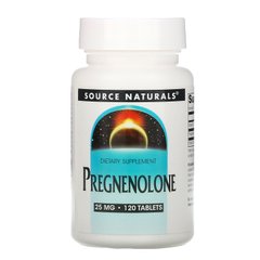 Прегненолон Source Naturals (Pregnenolone) 25 мг 120 таблеток