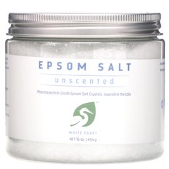 Английская соль, без запаха, White Egret Personal Care, 454 г купить в Киеве и Украине