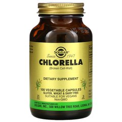 Хлорелла Solgar (Chlorella) 520 мг 100 капсул купить в Киеве и Украине
