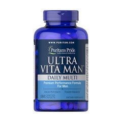 Время выпуска Ultra Vita Man ™, Ultra Vita Man™ Time Release, Puritan's Pride, 180 таблеток купить в Киеве и Украине